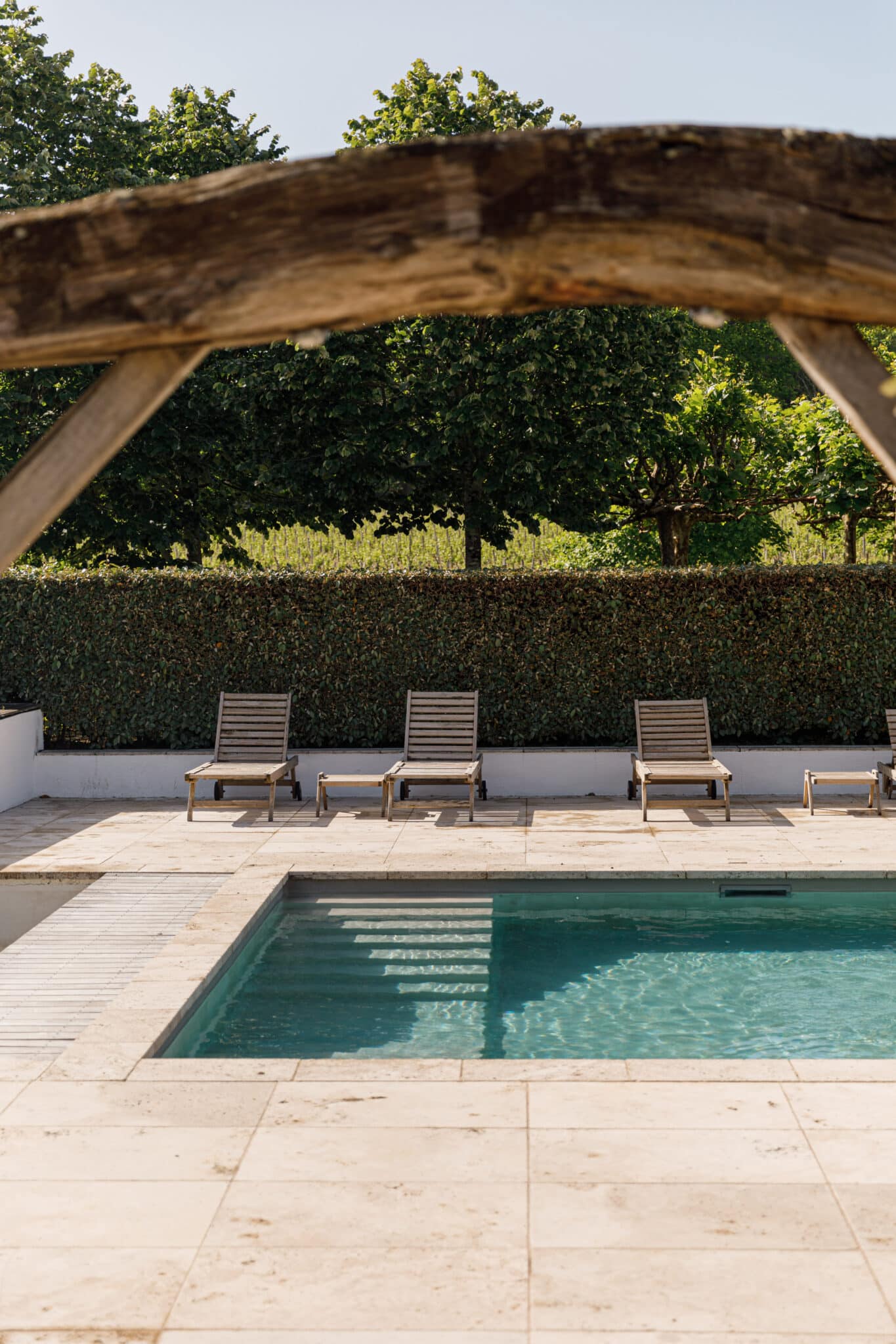 spa source de caudalie, piscine hotel étoilé